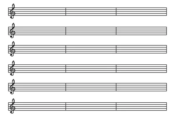 boş müzik sayfası arkaplanı