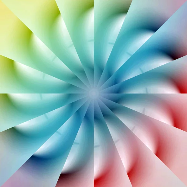 Promieniowe Kolorowe Abstrakcyjne Tło — Zdjęcie stockowe