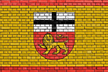 Duvara boyanmış Bonn bayrağı