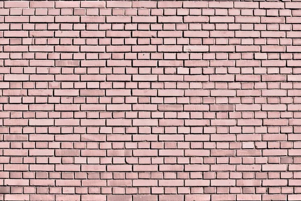 Rose Quartz Brick Wall Background — Stock Photo, Image