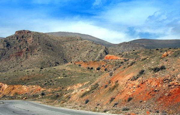 Montañas Carretera Primavera Día Soleado Armenia —  Fotos de Stock