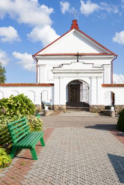Mosar, Beyaz Rusya St. Anne'in kilisede. Klasik mimari anıtı. 1792 yılında Cizvit misyon sitede inşa