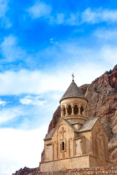 Мальовничі Novarank Монастиря Центрі Вірменії Монастир Нораванк Був Заснований 1205 — стокове фото