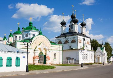 Nehir Suhona, Veliky Ustyug, Vologda bölgesi Cathedral St. Procopia Ustyuzhsky ve Katedrali, St John of Ustyug tr çıkabilir