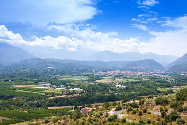 Vistas Languedoc Rosellón Desde Aldea Eus Francia —  Fotos de Stock