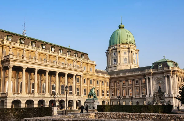 Budapest Hongarije November 2015 Boedapest Royal Castle Binnenplaats Van Het — Stockfoto