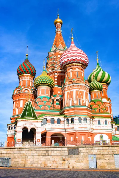 Catedral de Vasily Blessed (Catedral de São Basílio), Moscou no outono — Fotografia de Stock