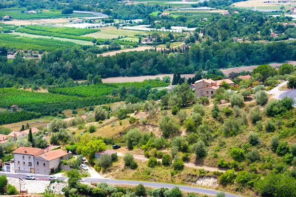 Vistas de Languedoc-Rosellón desde la aldea Eus, Francia —  Fotos de Stock