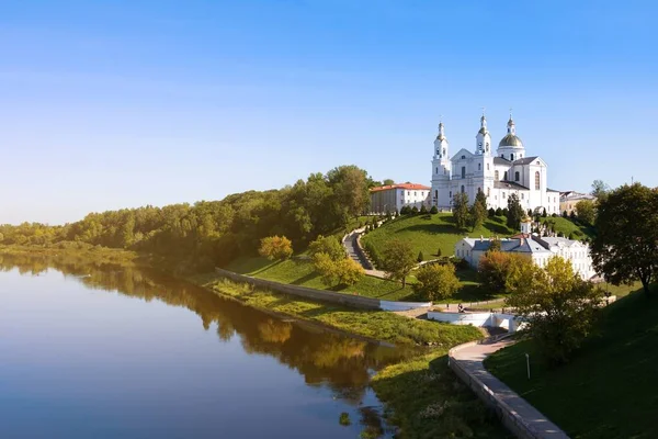 Holy Assumption Cathedral Assumption Hill Holy Spirit Convent Western Dvina — Stock Photo, Image