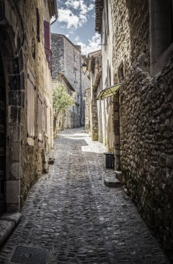 Viviers, Fransa'nın şehirdeki dar alleyway
