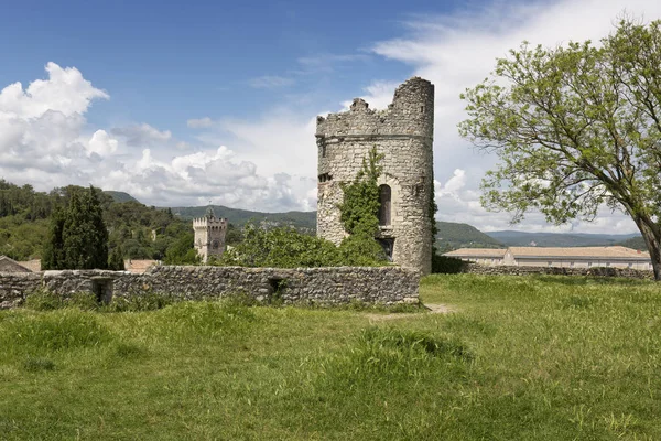 Tour Médiévale Dans Ville Viviers France — Photo