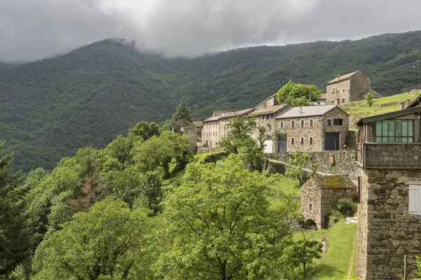 Village Montagne Sablieres Dans District Ardèche France — Photo