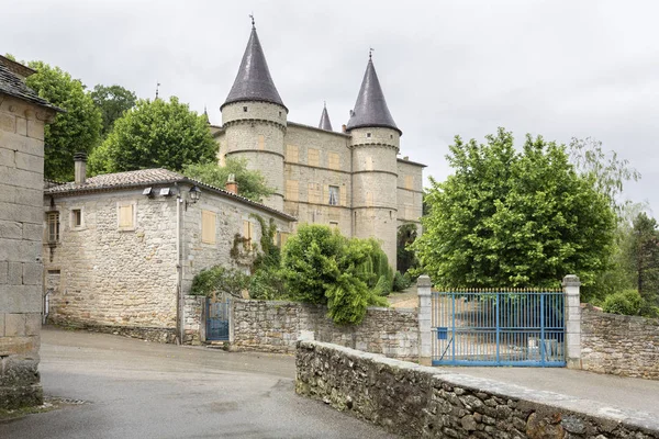 Κάστρο Του Chambonas Στην Περιοχή Ardeche Γαλλία — Φωτογραφία Αρχείου