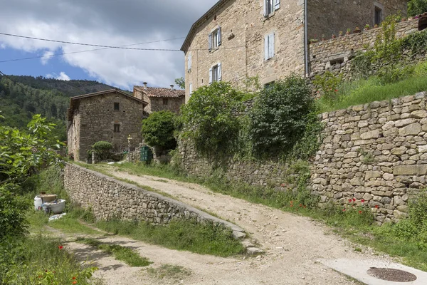 Τυπικό Αγρόκτημα Σπίτια Στην Περιοχή Ardeche Γαλλία — Φωτογραφία Αρχείου