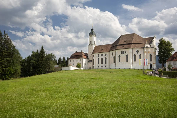 Historische Kerk Van Wieskirche Beieren Duitsland — Stockfoto