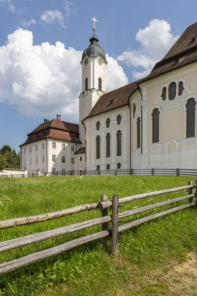 Die Historische Wieskirche Bayern Deutschland — Stockfoto