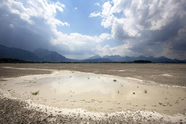 バイエルン州における水なしフォルゲン湖 — ストック写真