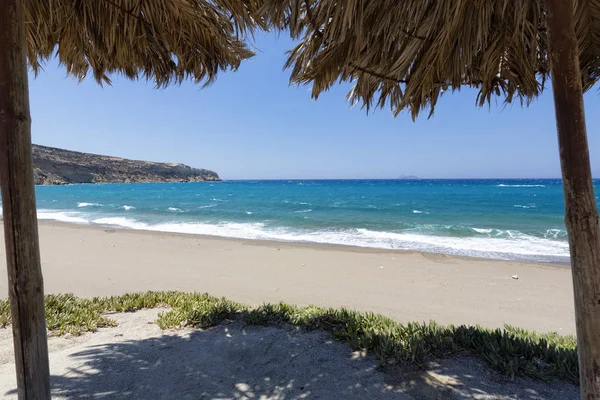 Kommos Beach Ilha Creta Grécia Europa — Fotografia de Stock