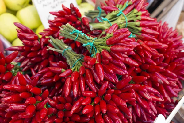 Chilies Frescos Mercado — Fotografia de Stock