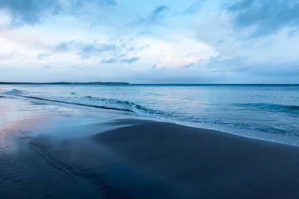 Песчаный Пляж Острове Руген Германия Зимой — стоковое фото