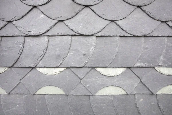 Slate Tiles Typical Home Thuringia Germany Background — Stock Photo, Image