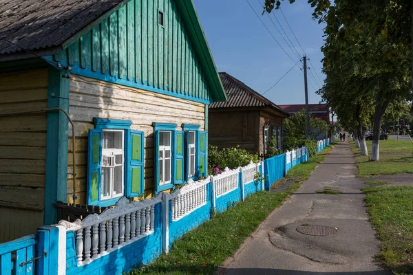 ベラルーシの村にある古い住宅 白ロシア — ストック写真