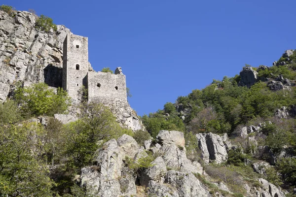 Κάστρο Borne Στην Περιοχή Ardeche Γαλλία — Φωτογραφία Αρχείου