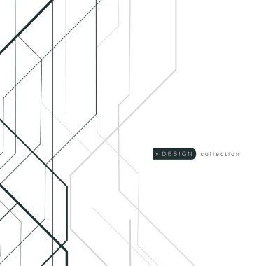 Çizgileri örtüşen ile fütüristik dijital b.t arka plan
