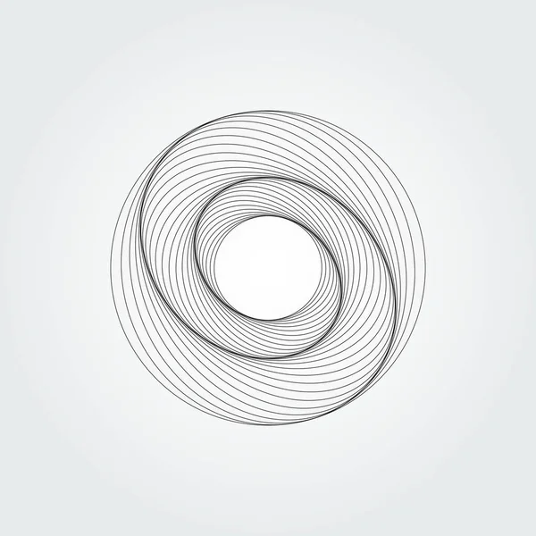 Moderne abstracte swirl design — Stockvector