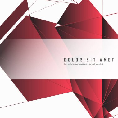 Şekiller ve çizgiler bağlanma ile soyut Çokgen bağlantı yapısı