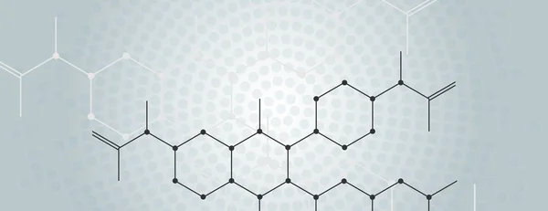 Fond abstrait géométrique avec structure hexagonale — Image vectorielle