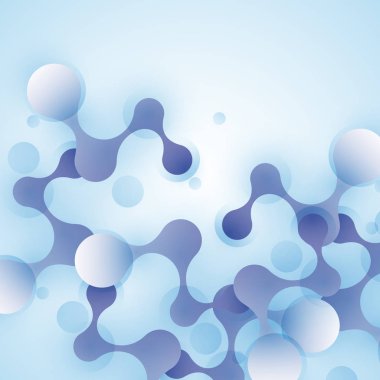 Modern vektör tasarım unsurları ile bağlanmak moleküler bağları