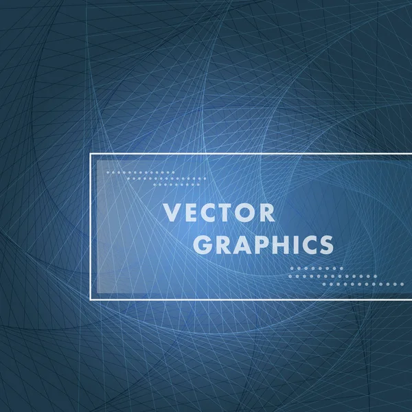 Diseño en espiral elemento creativo. Fondo gráfico vectorial — Vector de stock