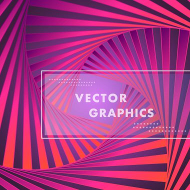 Altıgen spiral desenli soyut vektör arka plan