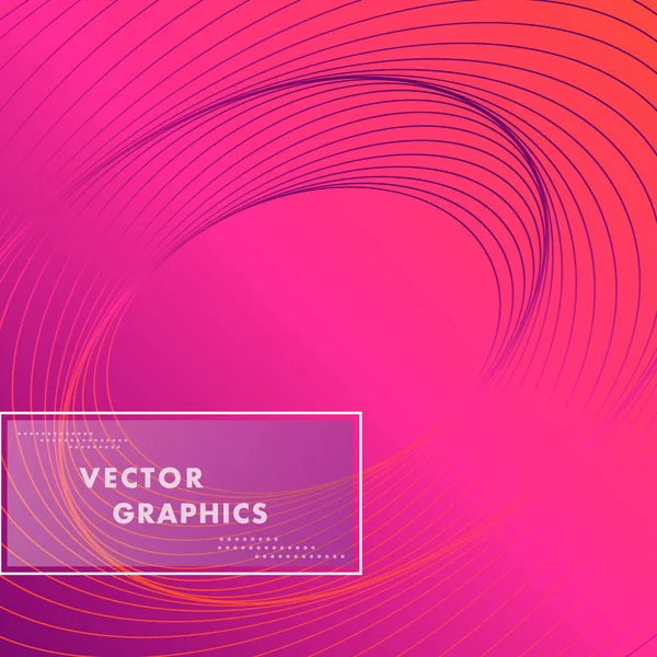 Círculos abstractos líneas patrón diseño — Vector de stock