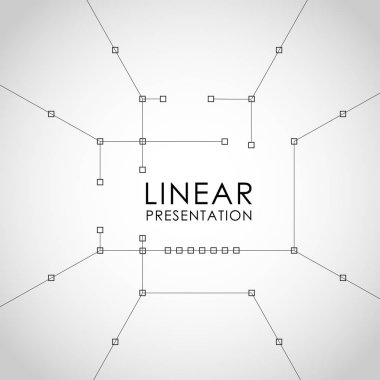 Soyut geometri çizgiler ve noktalar ile yapısı poligonal vektör arka plan bağlamak