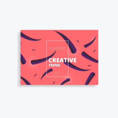 Soyut ritim renkli yuvarlak şekiller hatları ile dinamik kompozisyon minimalist vektör hareket tasarımı