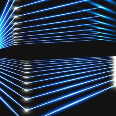 Koyu arkaplanda vektör soyut geometrik tasarımı