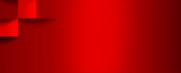 体積キューブのイメージと、明るい赤のフォー — ストック写真