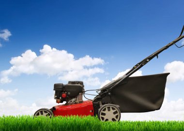 Çim biçme makinesi biçme