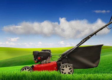 Çim biçme makinesi biçme