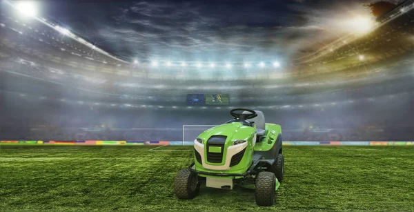 stadyum alanında futbol topu
