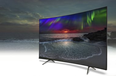4k monitörü beyazda izole edildi