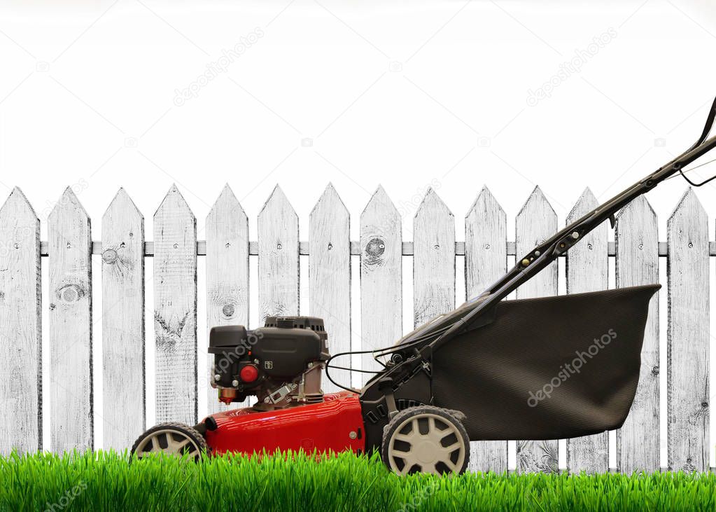 Lawn mower mows