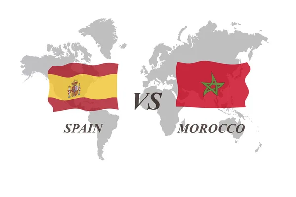 Een Voetbal Toernooi Rusland 2018 Groep Spanje Marokko — Stockfoto