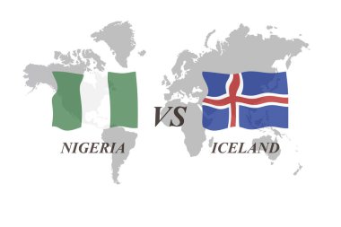 Bir futbol turnuvası Rusya 2018. Grup ö Nijerya vs İzlanda