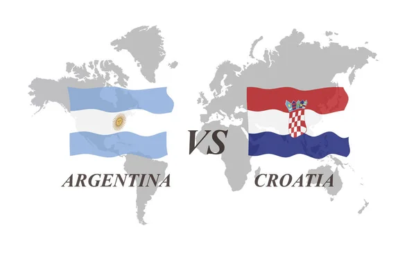 Football Tournament Russia 2018 Group Argentina Croatia — Stock Photo, Image