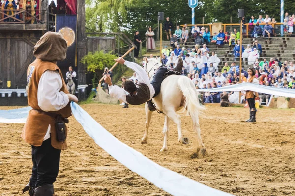 Kaltenberg 2018 Kaltenberger Ritterturnier Medievaltournament의 Kaltenberg 독일에서 지역의 전형적인 — 스톡 사진