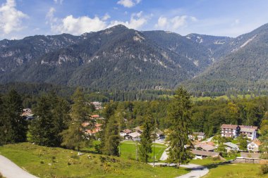 Manzaralı Bavyera Alpleri Almanya, Europe