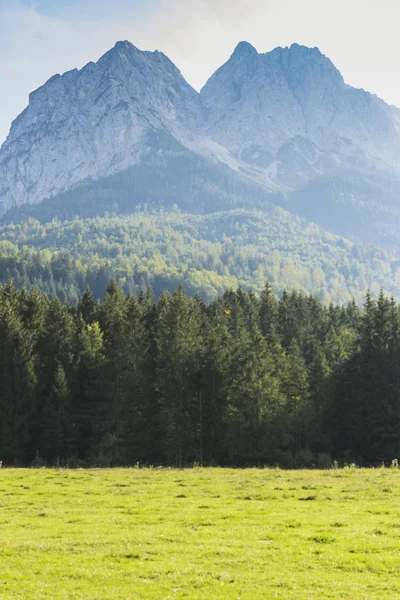 Vista Panoramica Alpi Bavaresi Germania Europa — Foto Stock